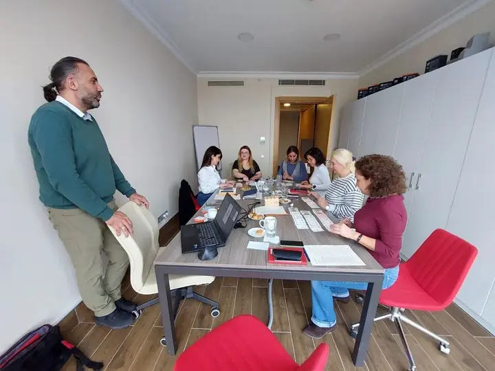 Yönetici ekibiyle yapılan atölye çalışması